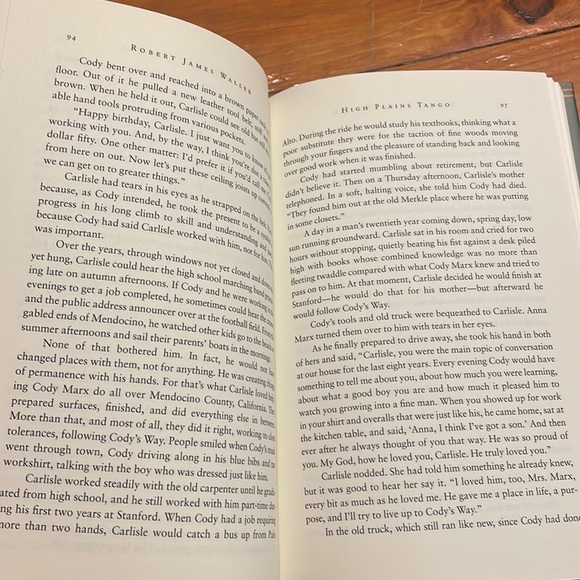 NWT 2005 Robert James Waller’s High Plains Tango hardcover book with dust cover - Picture 10 of 12